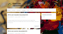 Desktop Screenshot of kameleonzoeterwoude.nl