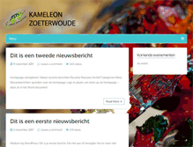 Tablet Screenshot of kameleonzoeterwoude.nl